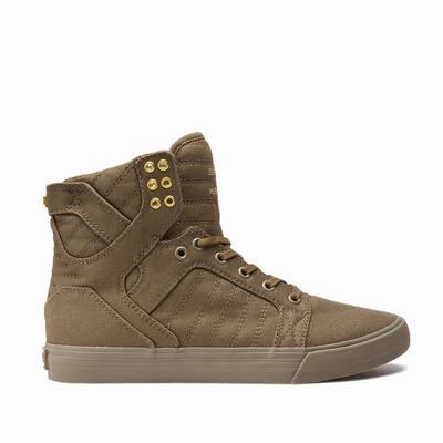 Férfi Supra SKYTOP Magasszárú Cipő HU781526 Barna